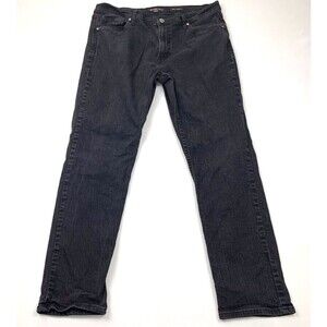 Michael Kors Jeans Mens 36 x 30 Black Grant Classic Fit Straight Leg Denim